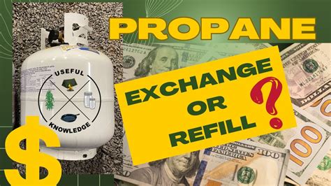 Propane Exchange vs Refill  Useful Knowledge