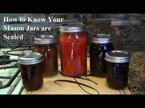 How to Make Sure Your Mason Jars Are Sealed  Useful Knowledge